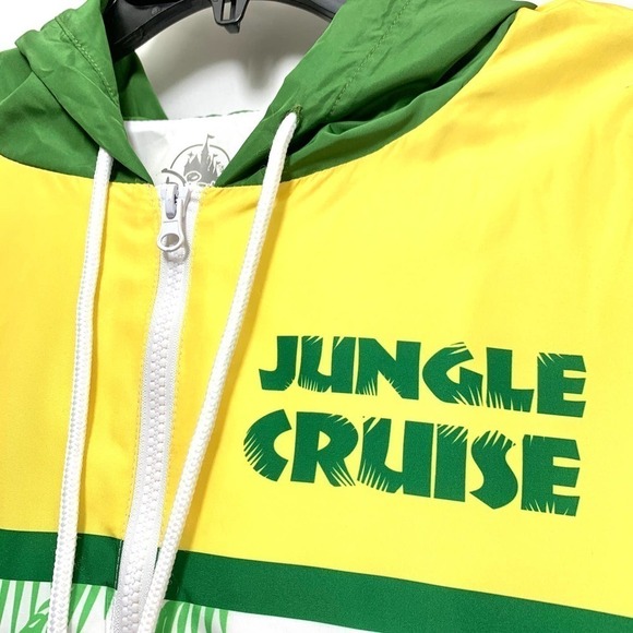 Disney Parks Magic Kingdom Jungle Cruise Hooded Windbreaker Jacket NWT Plus 3X - Picture 8 of 15